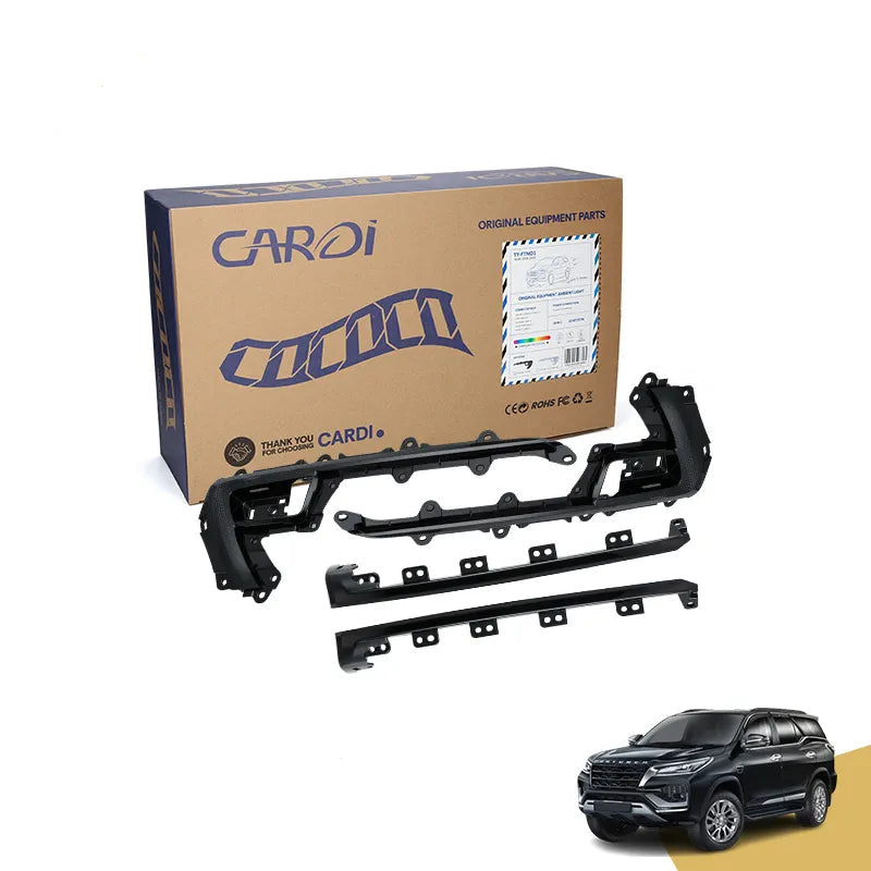 Cardi Ambient Smart LED Specific fit Kit for Toyota Fortuner with App Control