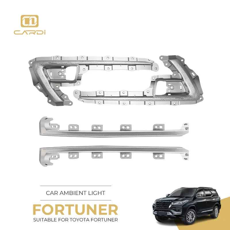 Cardi Ambient Smart LED Specific fit Kit for Toyota Fortuner with App Control