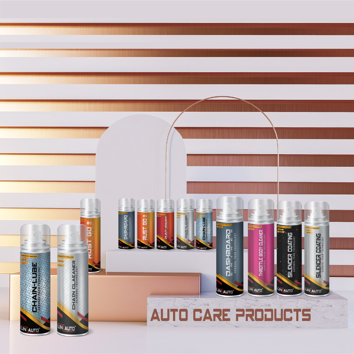 Uniauto Silver Silencer Coating - Aerosol Technology (500ml) | Heat-Resistant Anti-Rust Protection for Silencers
