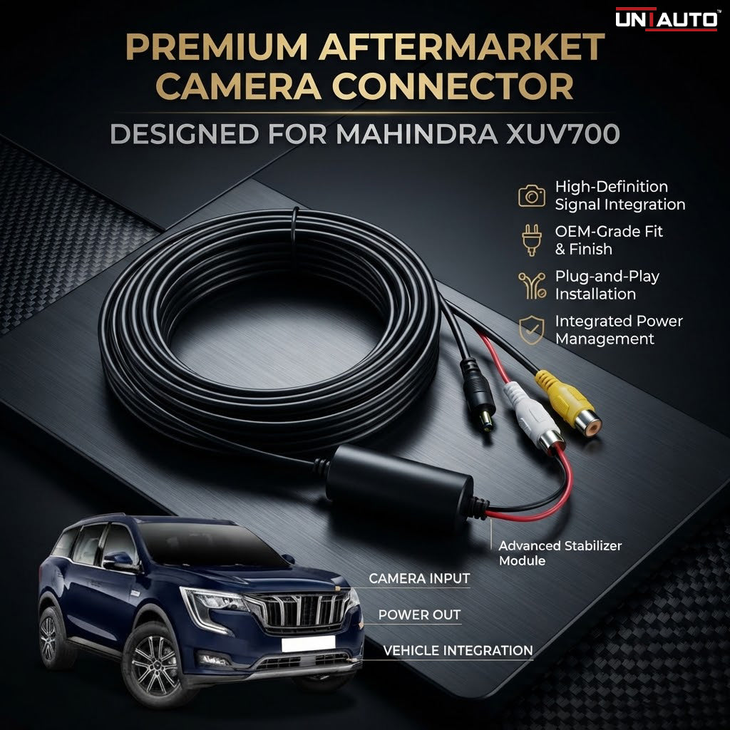 Aftermarket Camera Connector - XUV700 | Connect Aftermarket Camera with OEM Stereo