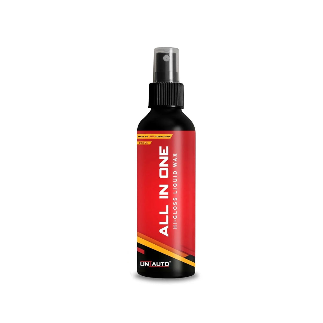 All-In-One Hi Gloss Liquid Wax | Interior Dashboard and Exterior Wax | Shines As Good As New