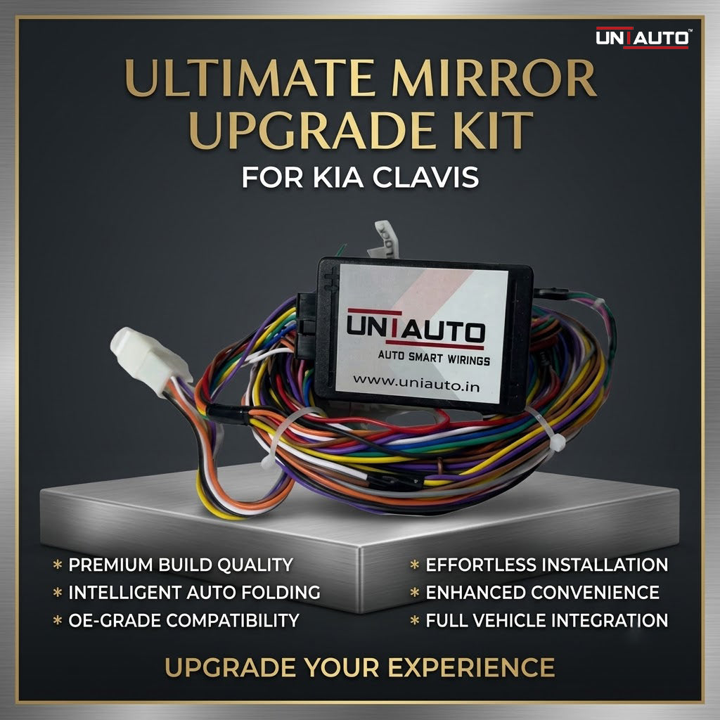 Auto Fold ORVM or Mirror Upgrade kit for Kia Clavis | Install Auto fold ORVM into Base and mid models
