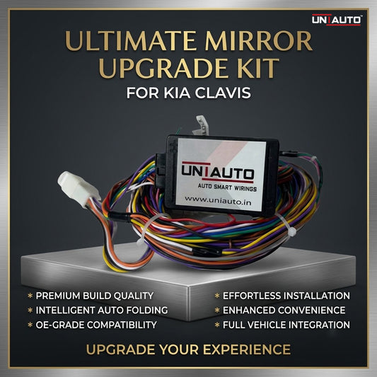 Auto Fold ORVM or Mirror Upgrade kit for Kia Clavis | Install Auto fold ORVM into Base and mid models