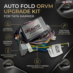 Auto Fold ORVM or Mirror Upgrade kit for TATA Harrier | Install Auto fold ORVM into Base and mid models