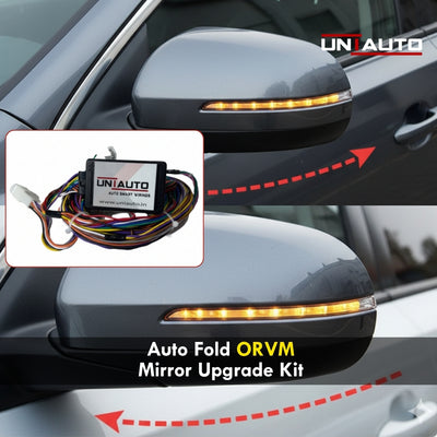 Auto fold ORVM or Mirror Upgrade kit| Install Top model Auto fold ORVM into Base and mid models|