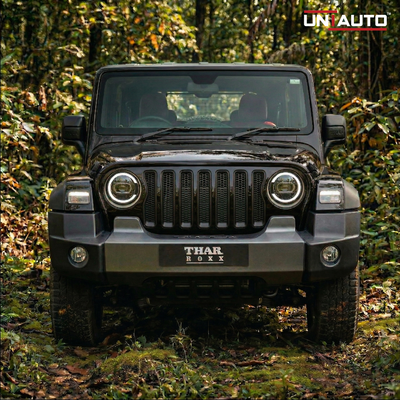 Wrangler Style ABS Front Grill for Mahindra Thar Roxx 2024 onwards