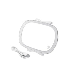 Car Visor Vanity Mirror With LED, Rechargeable Car Makeup Mirror with LED Lights