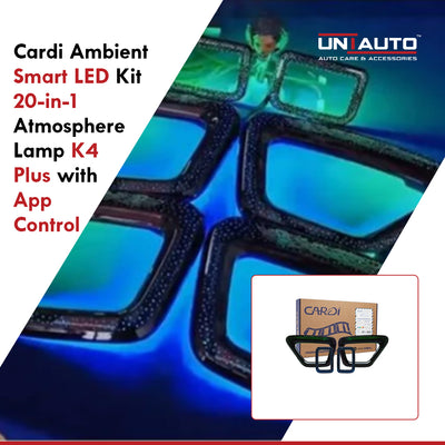 Cardi Ambient Smart LED Kit for Mahindra Scorpio N, 20-in-1 Atmosphere Lamp K4 Plus with App Control