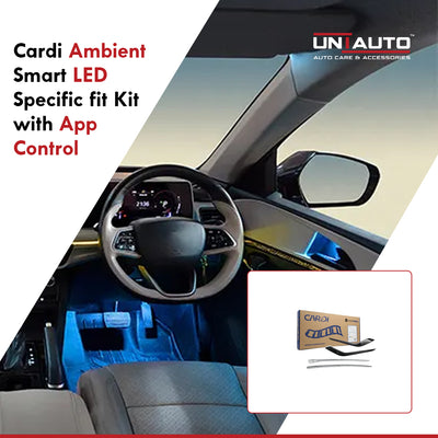 Cardi Ambient Smart LED Specific fit Kit for Mahindra XUV700 with App Control