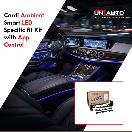 Cardi Ambient Smart LED Specific fit Kit for Toyota Fortuner with App Control