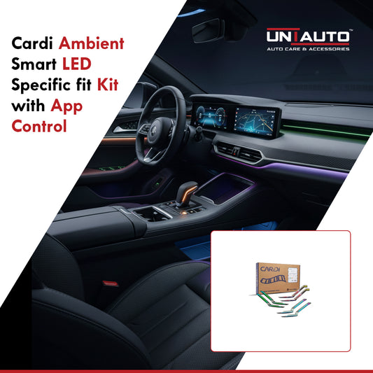 Cardi Ambient Smart LED Specific fit Kit for Toyota Innova Hycross with App Control