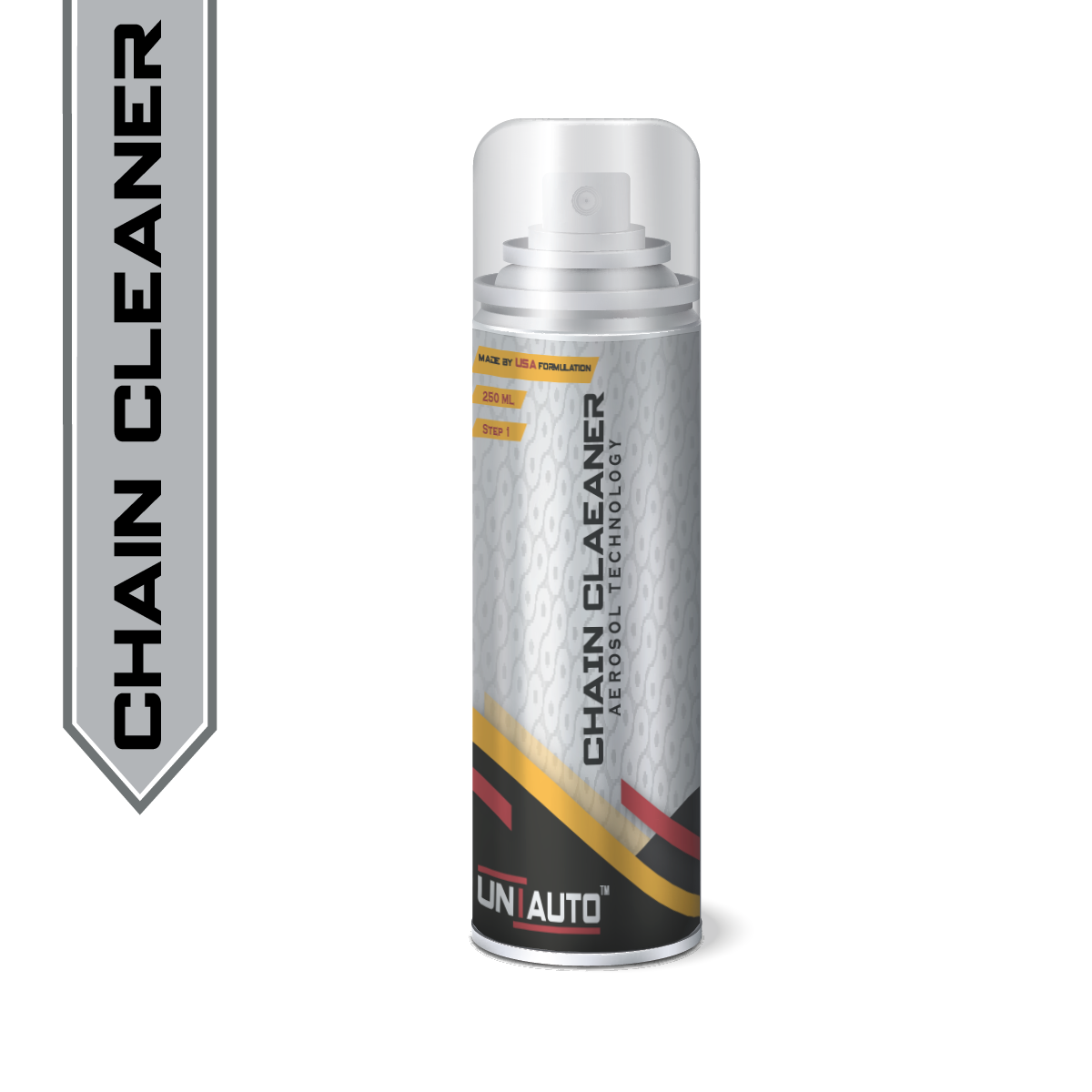 Uniauto Chain Maintenance Combo Pack – Chain Cleaner, Chain Lube & Cleaning Brush for Complete Bike Chain Care