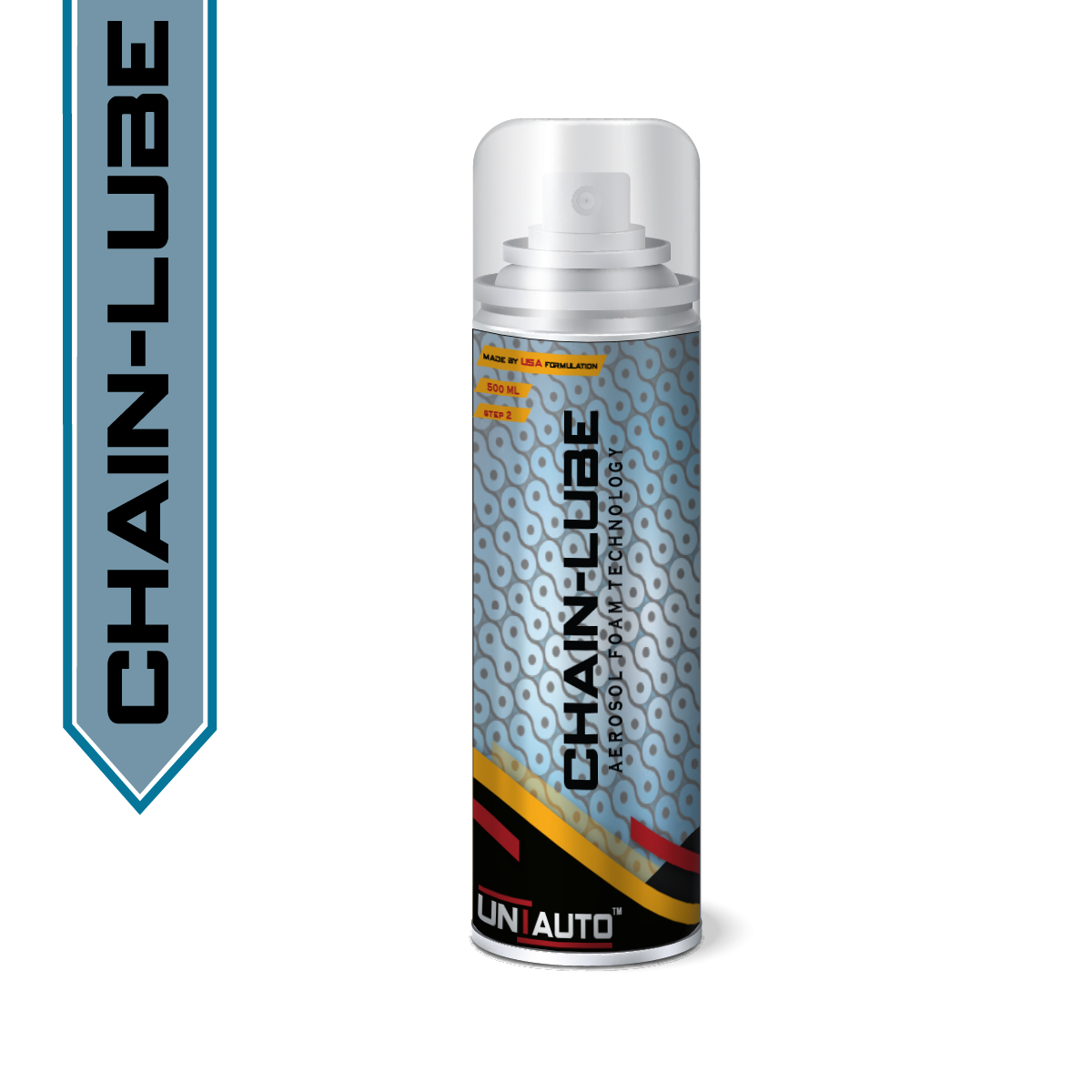 Uniauto Chain Lube – Advanced Aerosol Lubrication for Smooth, Long-Lasting Performance