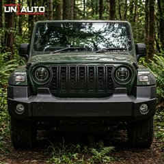 ABS Rubicon Style Front Grille for Mahindra Thar 2020-Onwards | Premium Aggressive Jeep-Inspired Design