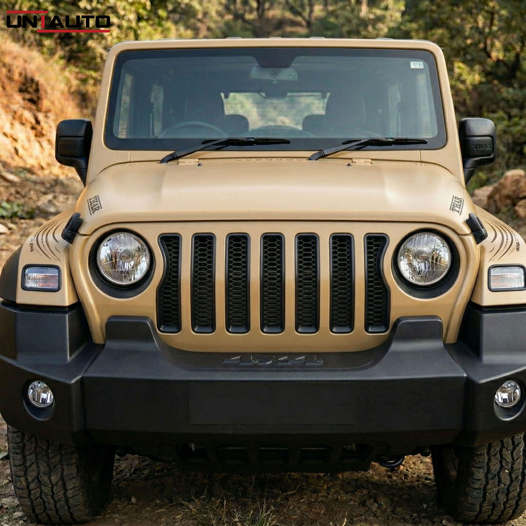 Wrangler Style Front Grill for Mahindra Thar 2020 onwards