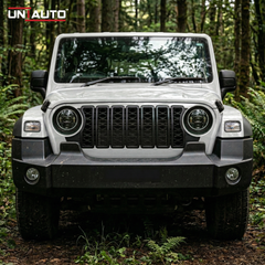 ABS Rubicon Style Front Grille for Mahindra Thar 2020-Onwards | Premium Aggressive Jeep-Inspired Design