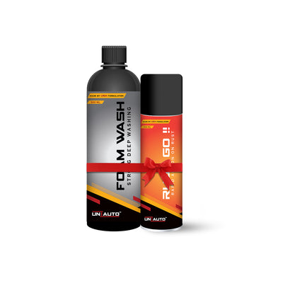 Combo Pack of Foam Wash 500ml and Rust Go 150 ml