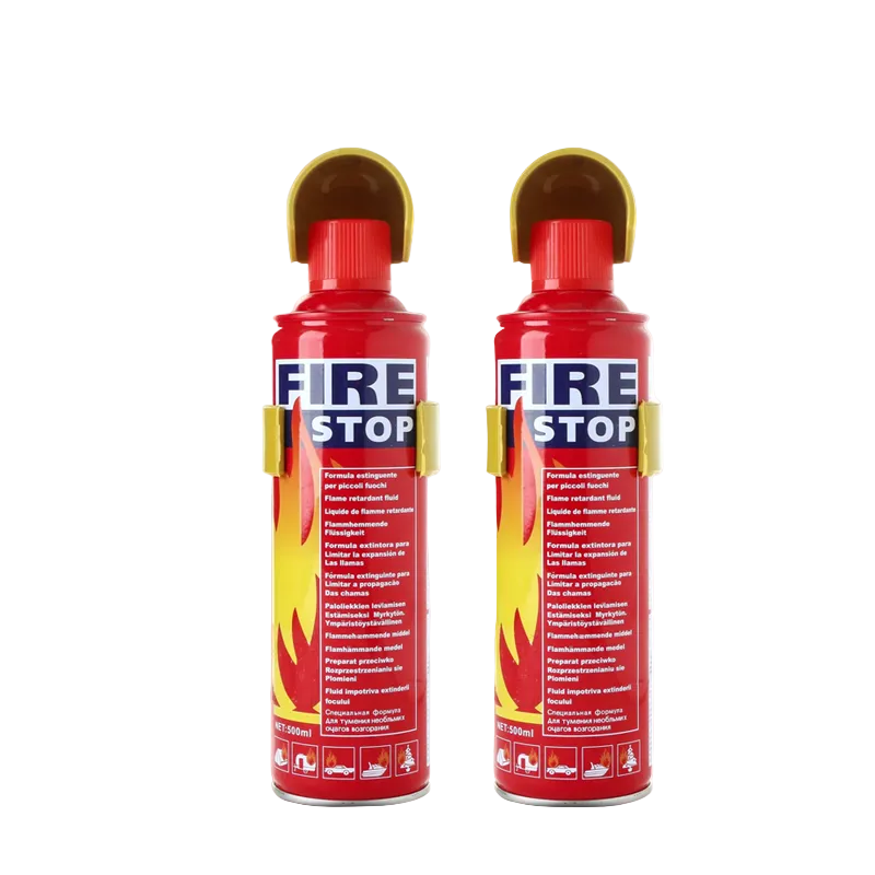 Uniauto Fire Extinguisher Can – Genuine 500ml | Compact Emergency Safety Spray for Cars & Home (Pack of 2)