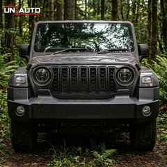 ABS Rubicon Style Front Grille for Mahindra Thar 2020-Onwards | Premium Aggressive Jeep-Inspired Design