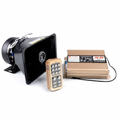 200W/400W Wireless Remote Control Siren Alarm System – Waterproof High-Power Emergency Alert with Long-Range Remote