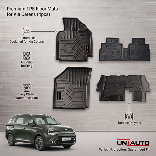 GFX Style Uniauto Tru Fit mats for Kia Carens