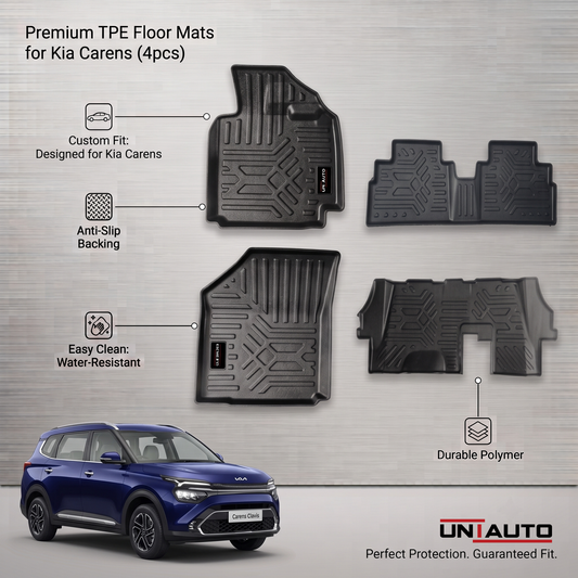 GFX Style Uniauto Tru Fit mats for Kia Clavis