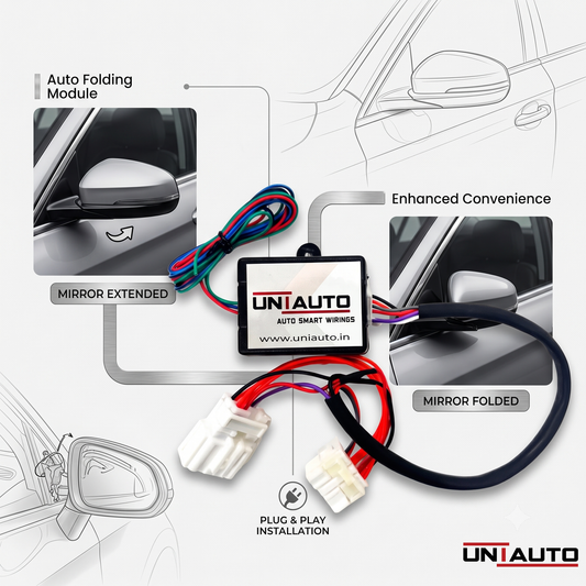Auto Fold Mirror Relay Wiring Harness – Auto Fold/Unfold on Lock & Unlock by Key or Remote   d