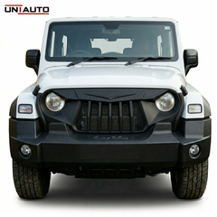 Angry Bird Style Fiber Front Grille for Mahindra Thar 2020 Onwards | Aggressive Custom Off-Road Look | Durable Fiber Build
