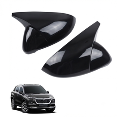 Batman Style ORVM Covers for Maruti Suzuki Grand Vitara | Premium Gloss Black Mirror Covers