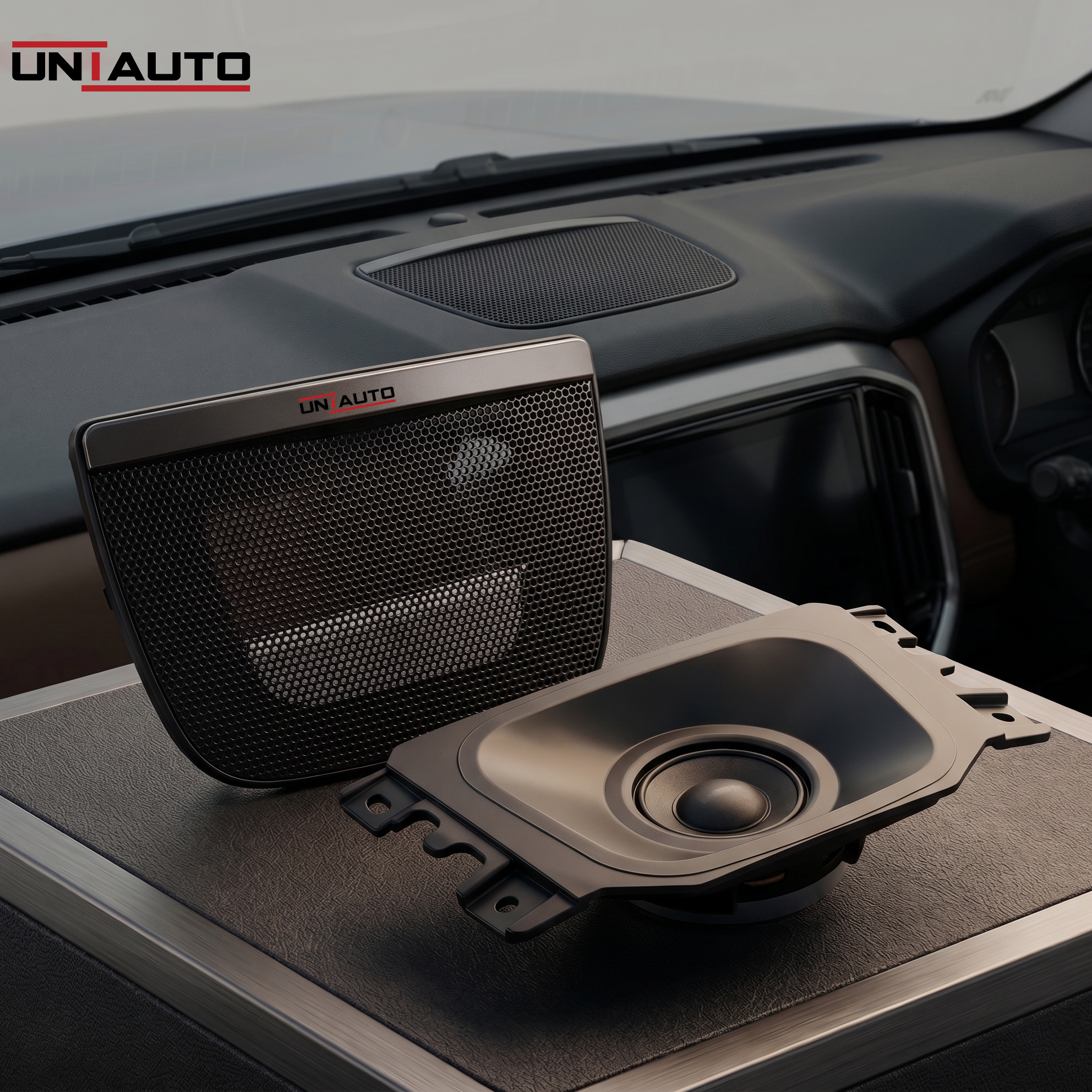 Center Dashboard Speaker & Speaker Grill for Mahindra Scorpio N | High-Strength ABS Build with Neodymium Magnet Support