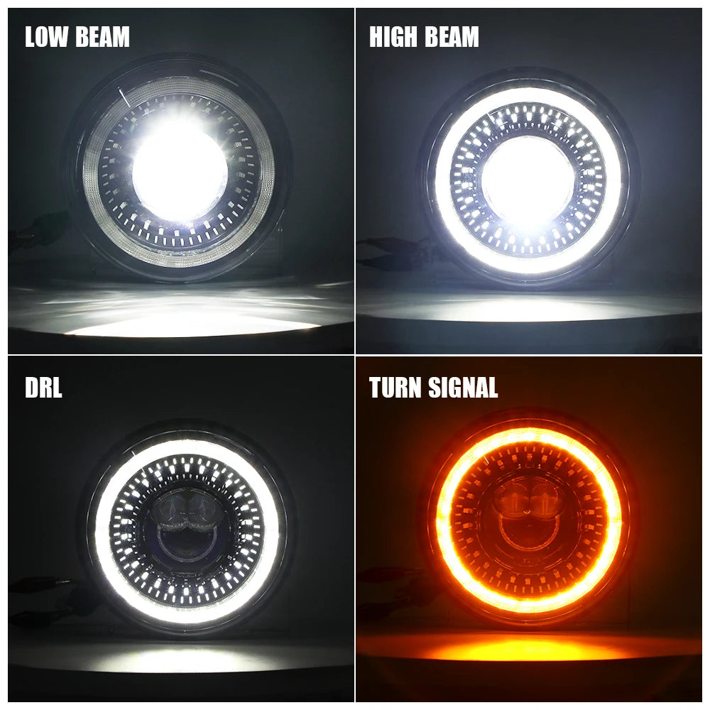 LED Dragon Style Headlight for Mahindra Thar 2020 - Uniauto