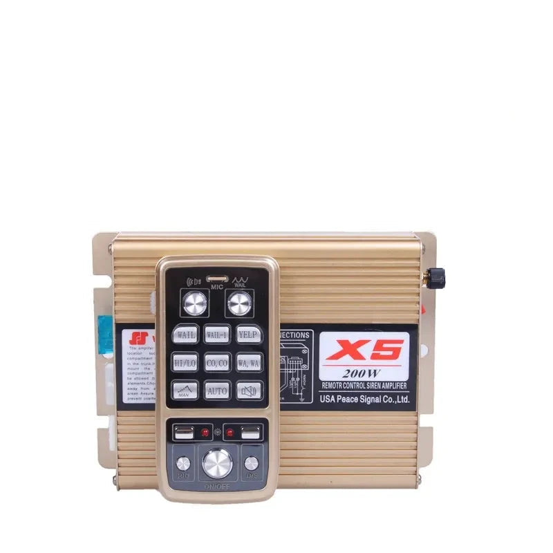 200W/400W Wireless Remote Control Siren Alarm System – Waterproof High-Power Emergency Alert with Long-Range Remote