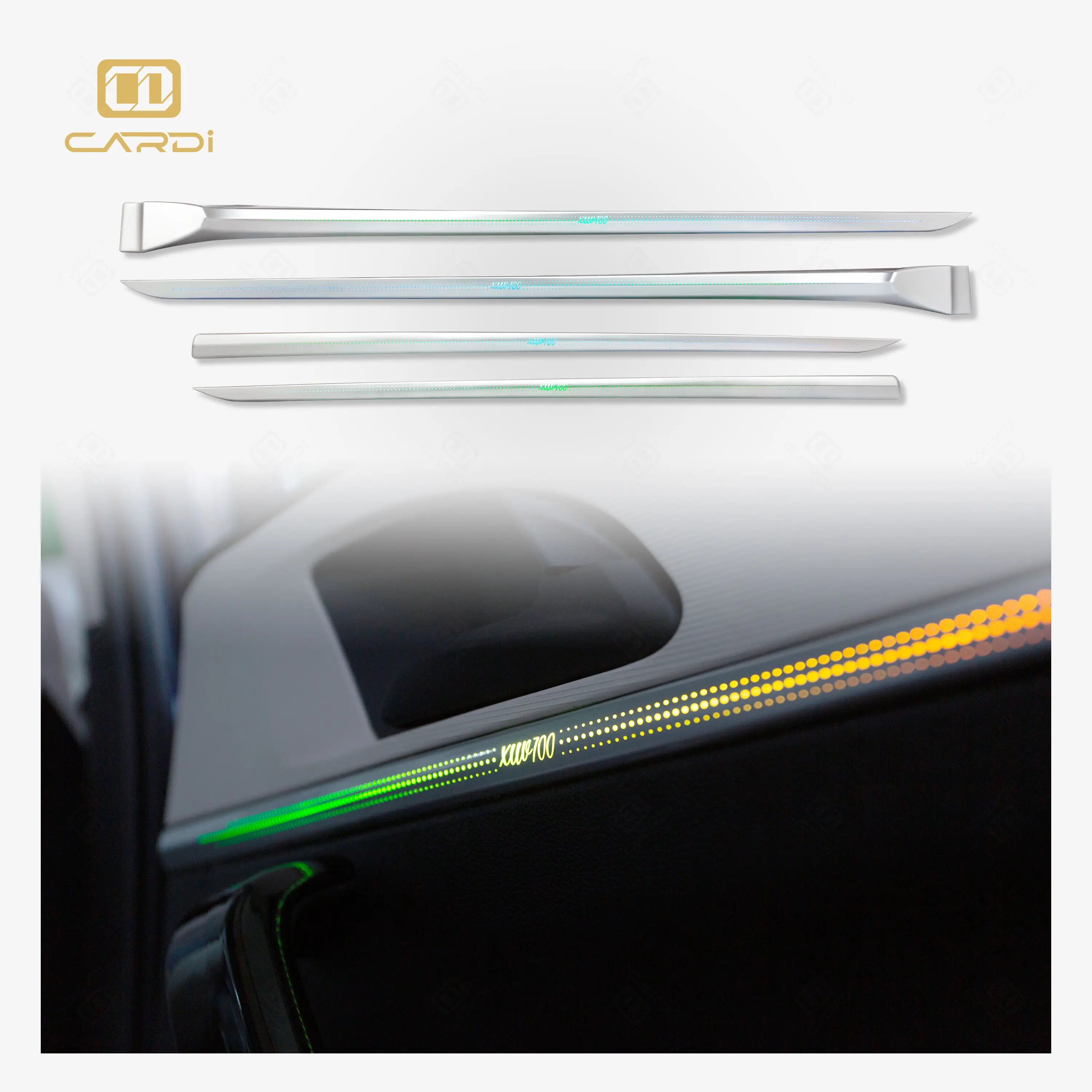 Cardi Ambient Smart LED Specific fit Kit for Mahindra XUV700 with App Control