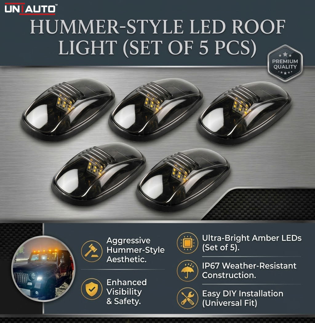 Hummer Style LED Roof Light (set of 5pcs)