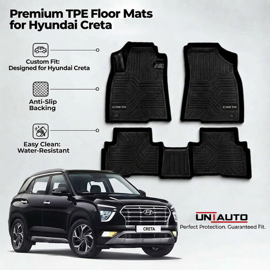 GFX Style Uniauto Tru Fit mats for Hyundai Creta 2024