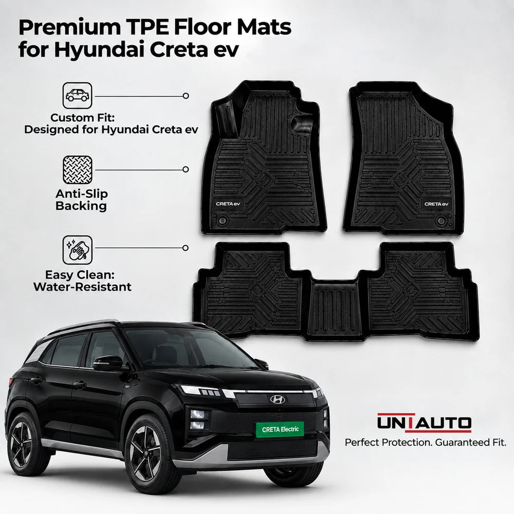 GFX Style Uniauto Tru Fit mats for Hyundai Creta ev