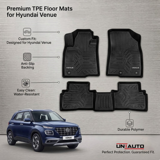 GFX Style Uniauto Tru Fit mats for Hyundai Venue 2025 onwards