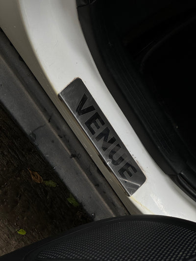 Door Sill Plates/Foot Steps Scuff Plate / Footstep Plate - Car Specific and Custom TEXT