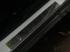 Door Sill Plates/Foot Steps Scuff Plate / Footstep Plate - Car Specific and Custom TEXT