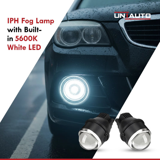 UNIAUTO IPH fog lamp with Built-in 5600k White LED