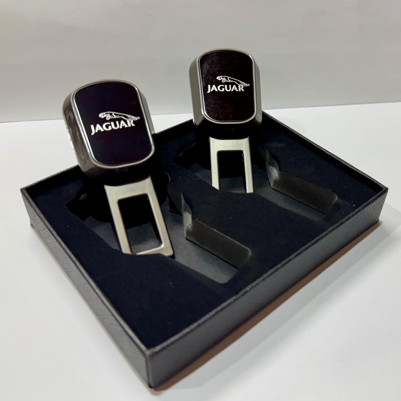 Uniauto 2 in 1 Premium Alarm Stopper and Belt Holder| Black | Seat Belt Buckle