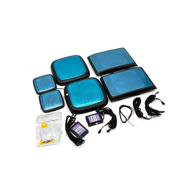 Uniauto Cardi Ambient Smart LED, Ambient Light Speaker Grill Kit for Interior Car Lighting, Atmosphere Lamp K3/K4 Plus 7th Gen, 6-in-1, For THAR proper fit | With App control