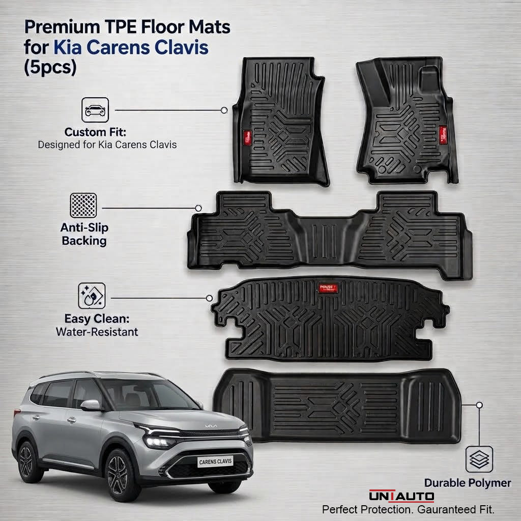 GFX Style Uniauto Tru Fit mats for Kia Clavis