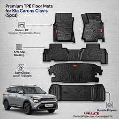 GFX Style Uniauto Tru Fit mats for Kia Clavis