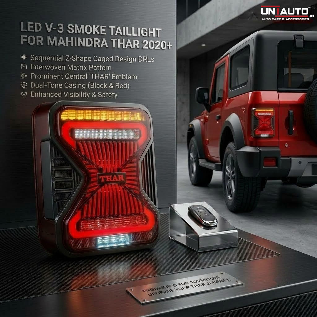 LED V-3 Smoke Taillight for Mahindra Thar 2020