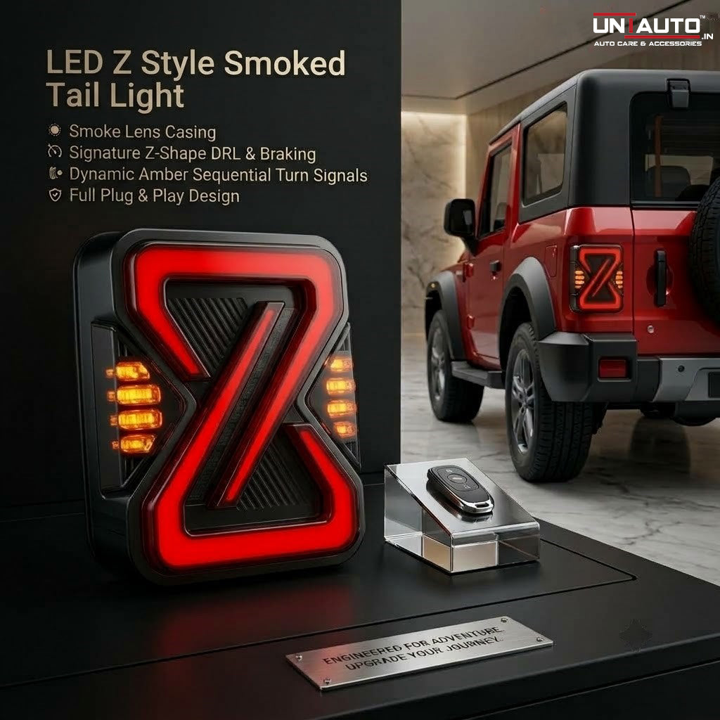 LED Z Style Smoke Taillight for Mahindra Thar 2020
