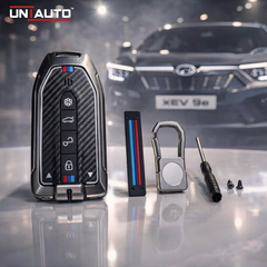Metal Key Cover for Mahindra BE6, XEV9S, XEV9E | Zinc Alloy