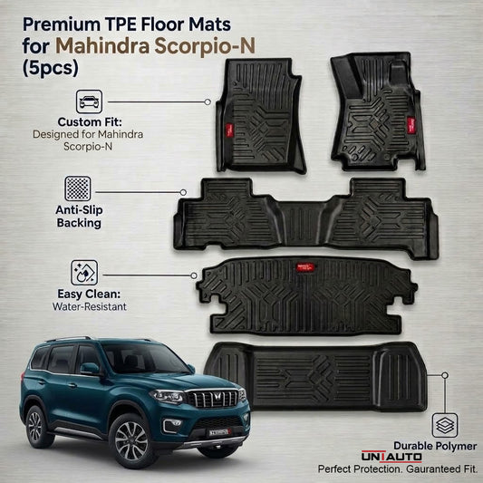 GFX Style Uniauto Tru Fit mats for Mahindra Scorpio N