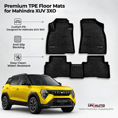 GFX Style Uniauto Tru Fit mats for Mahindra XUV3XO 2024 onwards