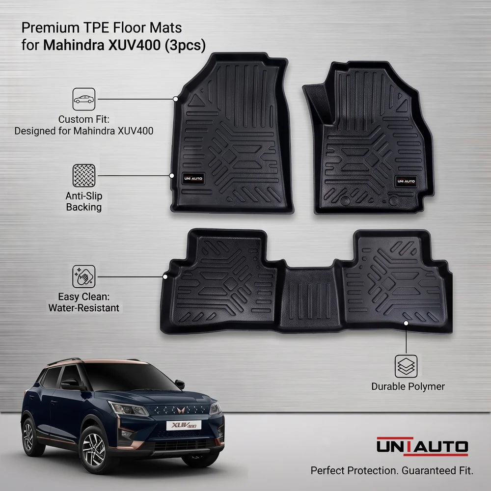 GFX Style Uniauto Tru Fit mats for Mahindra XUV400